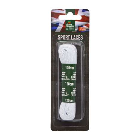 Cherry Blossom Sports Laces (120cm) - White