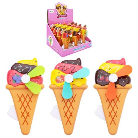 Manual Mini Hand Fan - Ice Cream