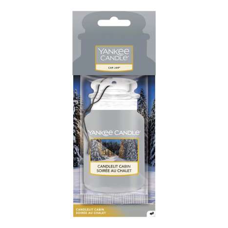 Yankee Candle Car Jar Air Freshener - Candlelit Cabin