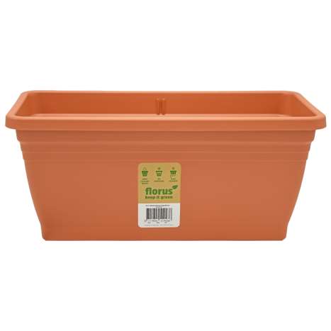 Florus Campana Trough Planter (40cm) - Terracotta