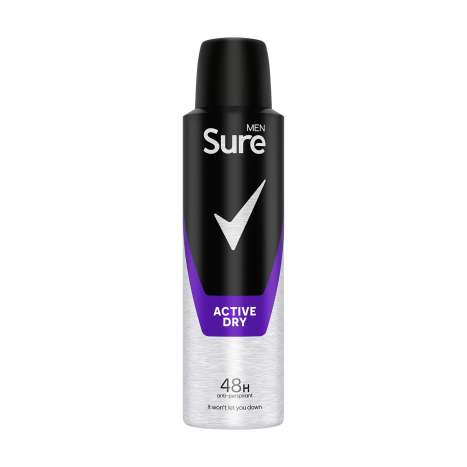 Sure Men Anti-Perspirant 150ml - Active Dry