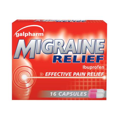 Galpharm Migraine Relief Capsules 16's