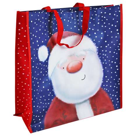 Shopping Bag Square - Cute Santa (45cm x 45cm)