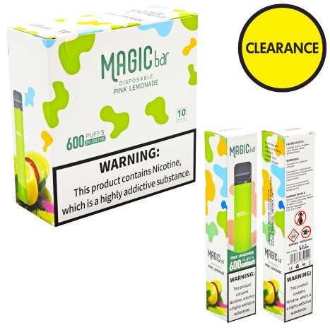 Magic Bar Disposable Vape (600 Puffs) - Pink Lemonade