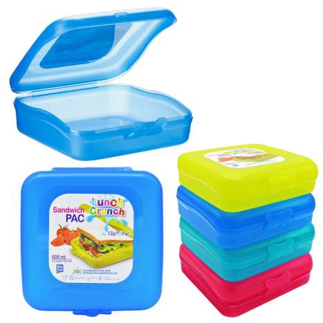 Lunch Crunch Sandwich PAC 600ml - Assorted Colours