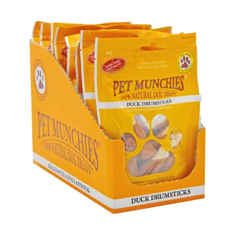 Pet Munchies Duck Drumsticks 100g (In Display Box)