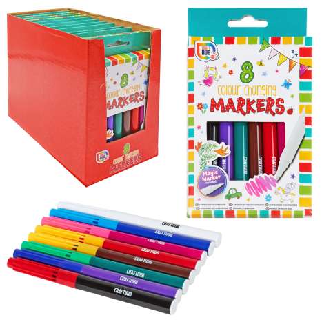 Craft Hub Colour Changing Markers 8 Pack
