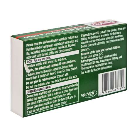 Benylin Mucus Cough & Cold Tablets 16 Pack