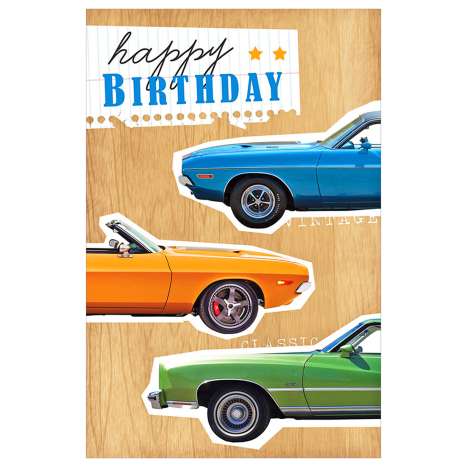 Garlanna Greeting Cards Code 50 - Open Car