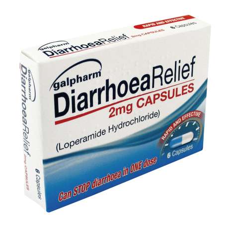 Galpharm Diarrhoea Relief 2mg Capsules 6 Pack