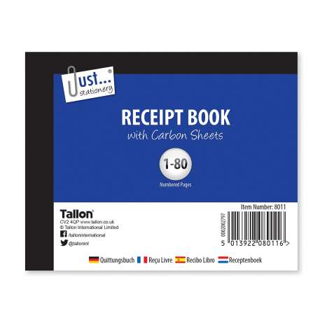 Receipt Book (80 Pages)