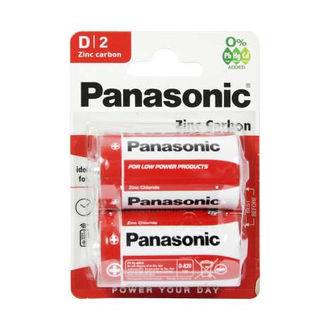 Panasonic D Batteries 2 Pack