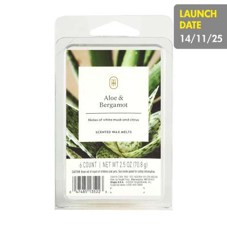 Threshold Scented Wax Melts 6 Pack - Aloe & Bergamot