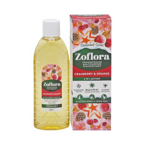 Zoflora Concentrated Disinfectant (250ml) - Cranberry & Orange