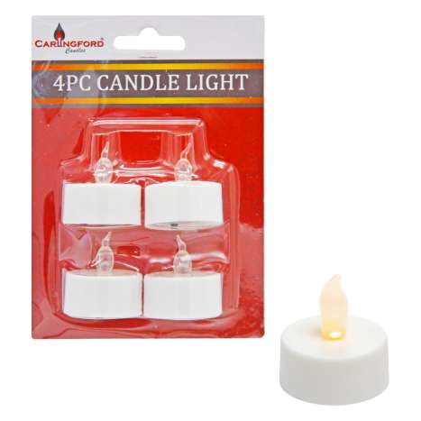Carlingford LED Tealight Candle 4 Pack