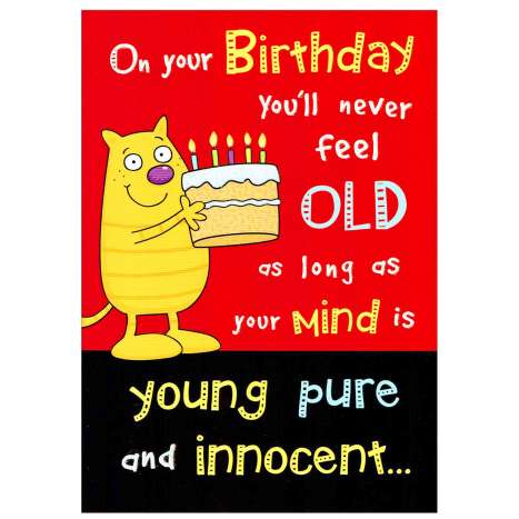 Garlanna Greeting Cards Code 50 - Humour Feel Old