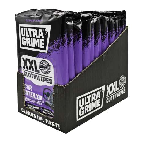 UltraGrime XXL Car Interior Wipes 20 Pack