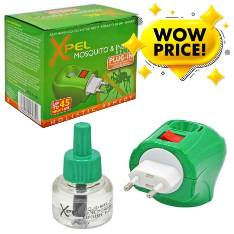 Xpel Mosquito & Insect Repellent Plug In (35ml)