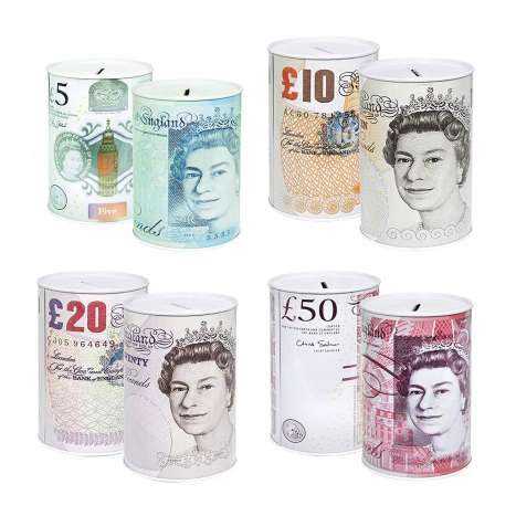 Money Tins - Sterling Notes