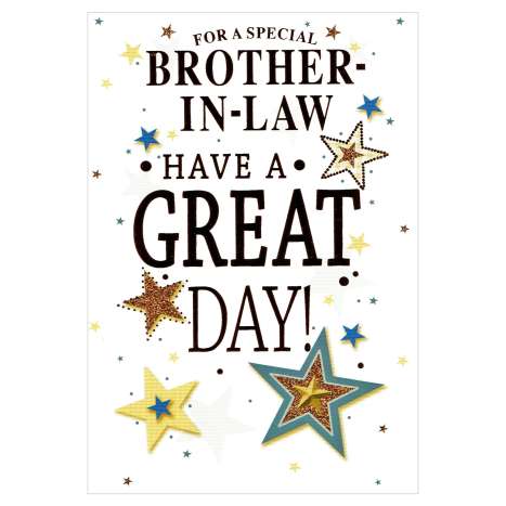 Everyday Greeting Cards Code 50 - Brother in Law