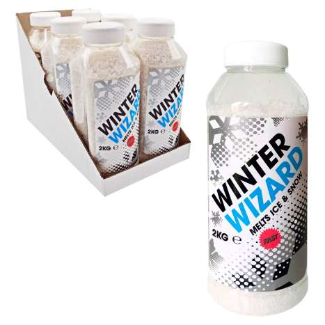 Winter Wizard De-Icing Salt Shaker Tub (2Kg)