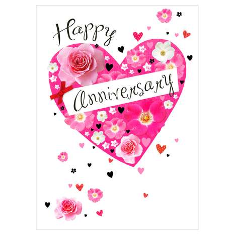Garlanna Greeting Cards Code 50 - Happy Anniversary