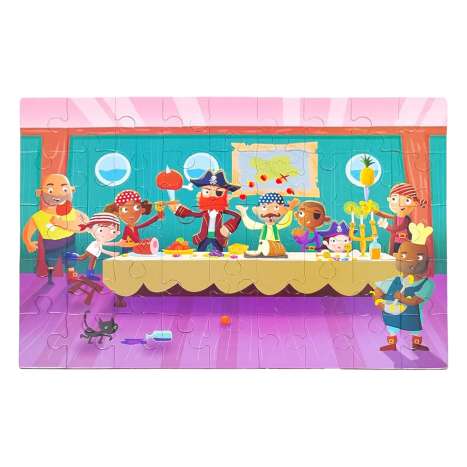Games Hub Puzzle (45 Pieces) - Pirates