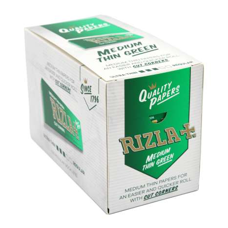 Rizla Green Medium Thin Rolling Papers 50 Pack - Regular
