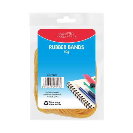 Homeware Essentials Rubber Bands (50g)