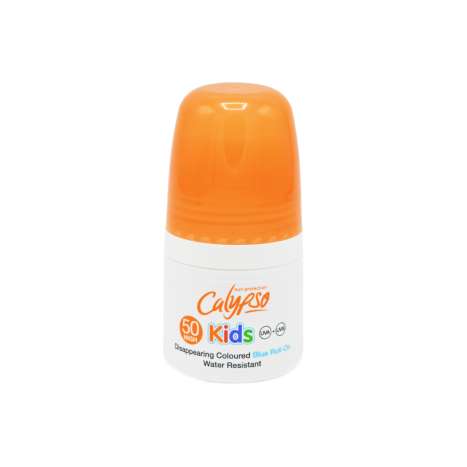 Calypso Kids Sun Lotion Coloured Blue Roll-On SPF50 50ml