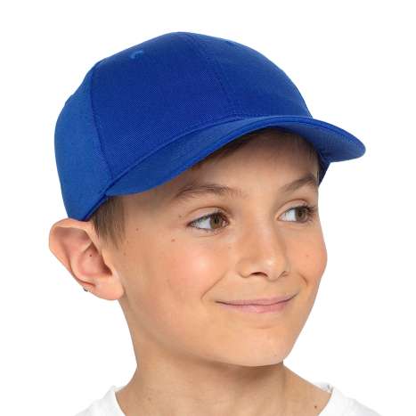 Bertie & Bo Kids Baseball Cap (One Size) - Royal Blue