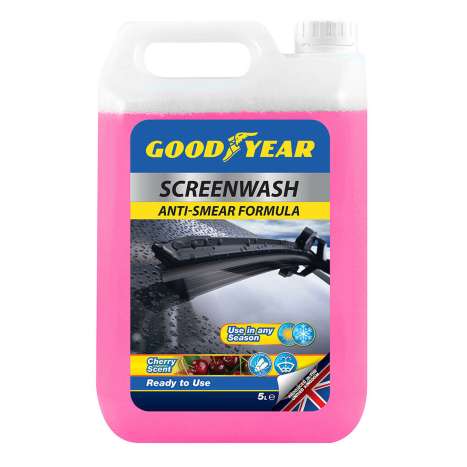 Goodyear Ready-To-Use All Seasons Screenwash 5L - Cherry