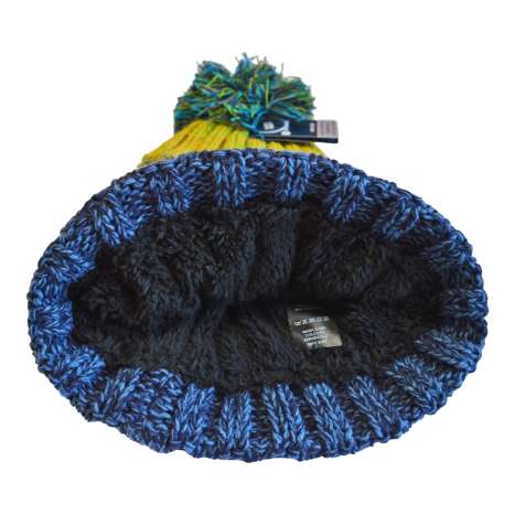 Tom Franks Men’s Knitted Beanie Hat with Fleece Lining - Assorted Colours