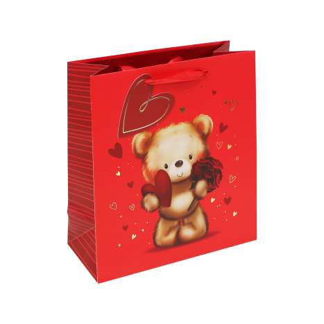 Medium Gift Bags (21.5cm x 25.3cm) - Bear