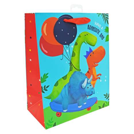 Large Gift Bags (26.5cm x 33cm) - Dino Party