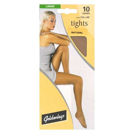 Large Tights 10 Denier - Natural