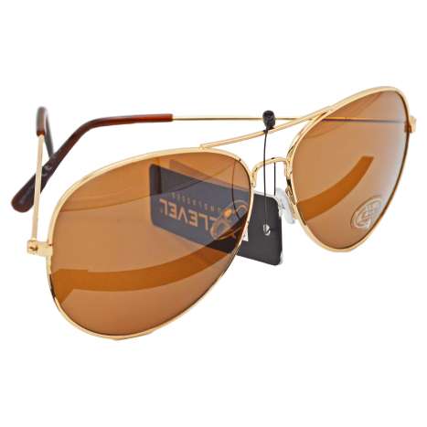 Eyelevel Sunglasses – Squadron Aviator (Brown & Gold)