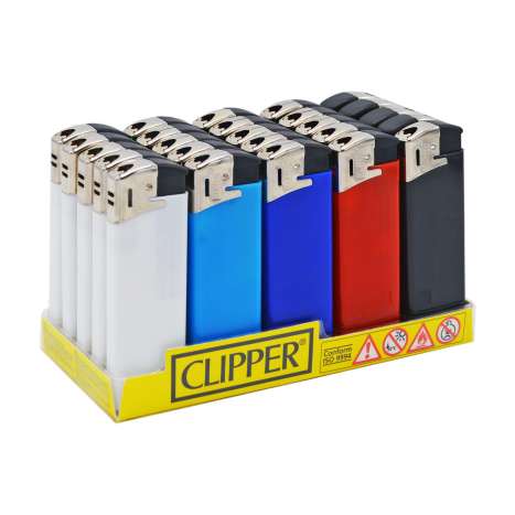 Clipper Electronic Lighters - Assorted Colours