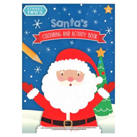 Christmas Santa's Colouring & Activity Book 45 Pages