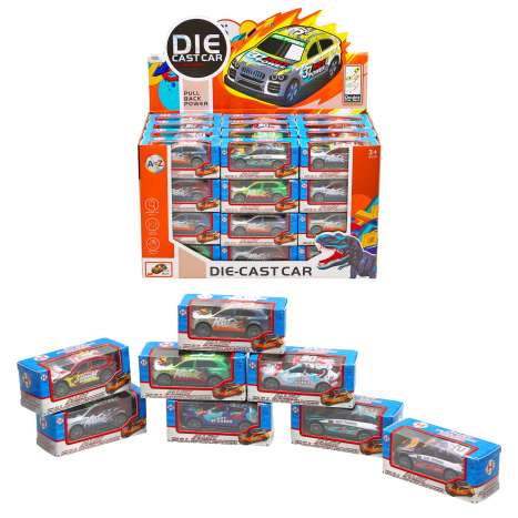 Die-Cast Alloy Pull Back Racer (1:64) - Assorted