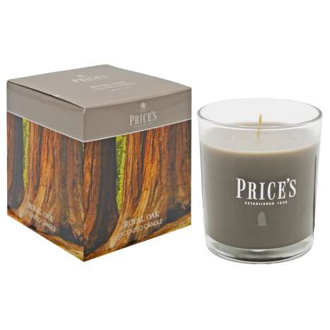 Price’s Scented Glass Candle (8cm) - Royal Oak
