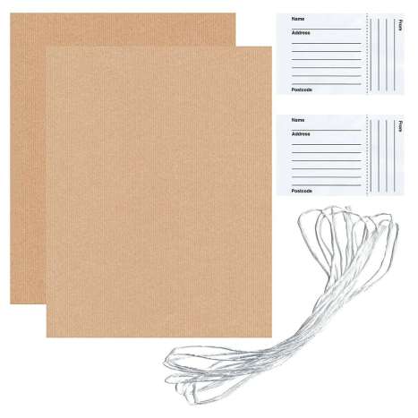 Strong Brown Wrapping Paper Set (75cm x 100cm)