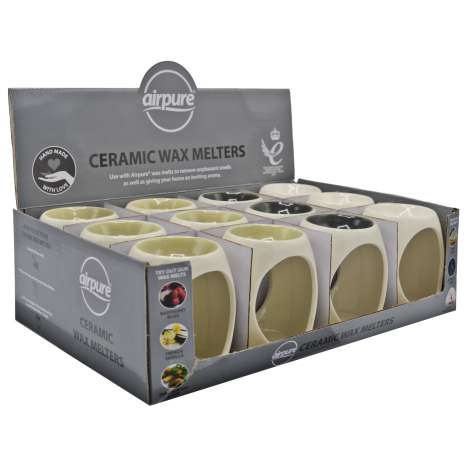 Airpure Ceramic Wax Melter (6cm x 9.5cm) - Assorted Colours