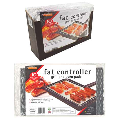 Toastabags Fat Controller - Grill & Oven Pads 10 Pack
