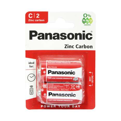 Panasonic C Batteries 2 Pack