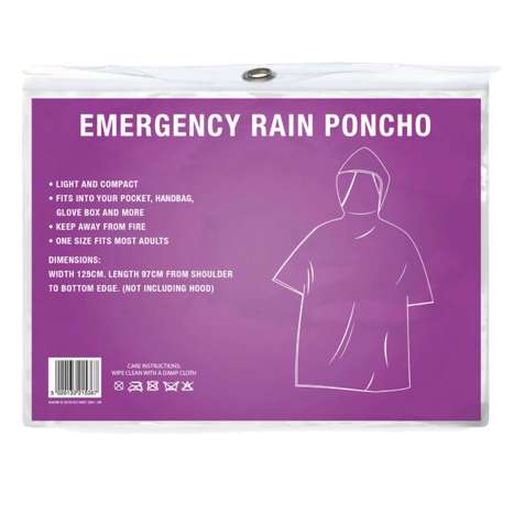 Emergency Rain Poncho