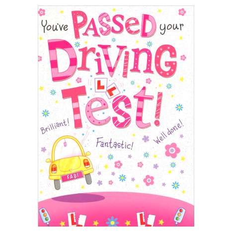 Everyday Greeting Cards Code 50 - Passed/Driving Test