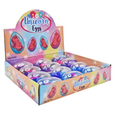 Unicorn Eggs (9cm) - Assorted Colours