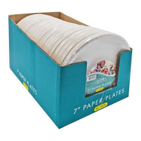 Homeware Essentials (7") Paper Plates - 20 Pack