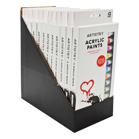 Artistry Acrylic Paints (12ml) 12 Pack
